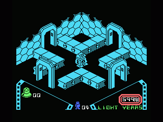 Alien 8 screenshot 4 for MSX